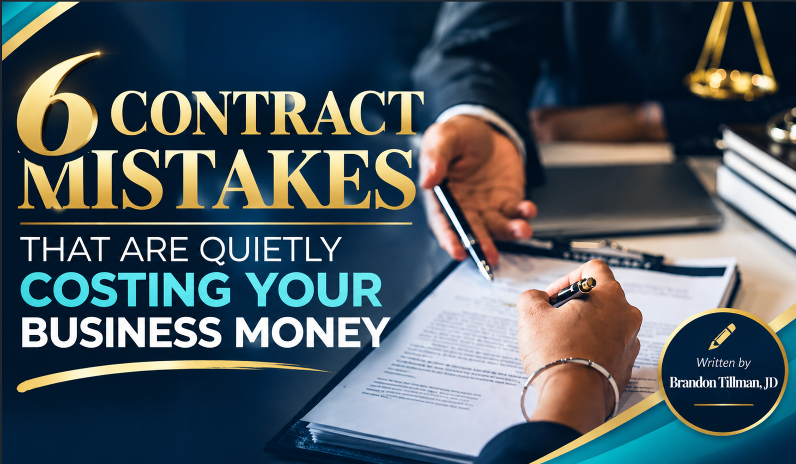 Download the free toolkit growing agencies and service firms use to catch the red flags in vendor contracts, client agreements, and 1099 relationships before they cost you a deal, a dispute, or a client.